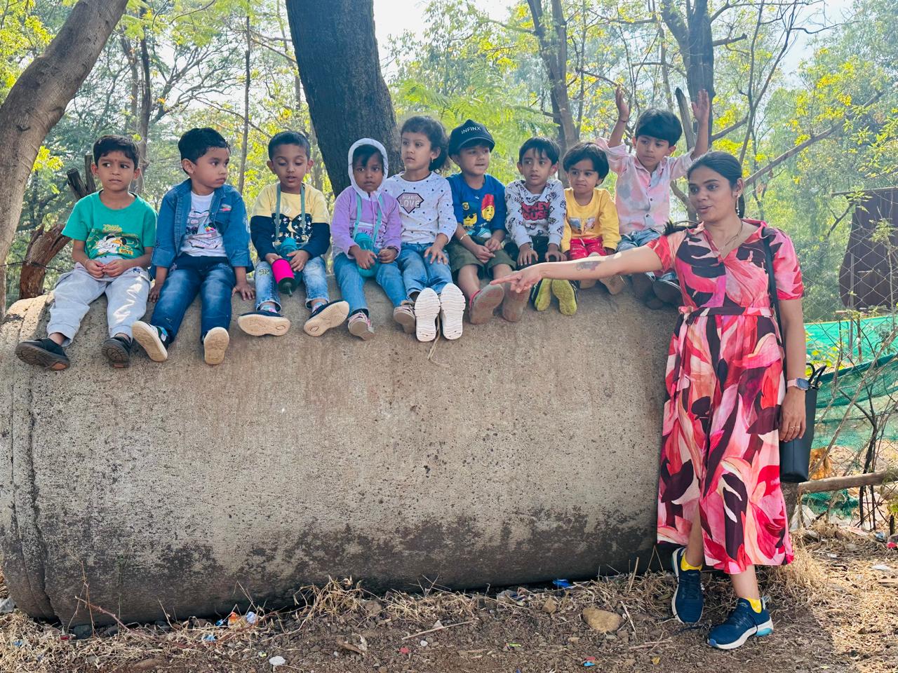 Kids Enjoy Small Hike